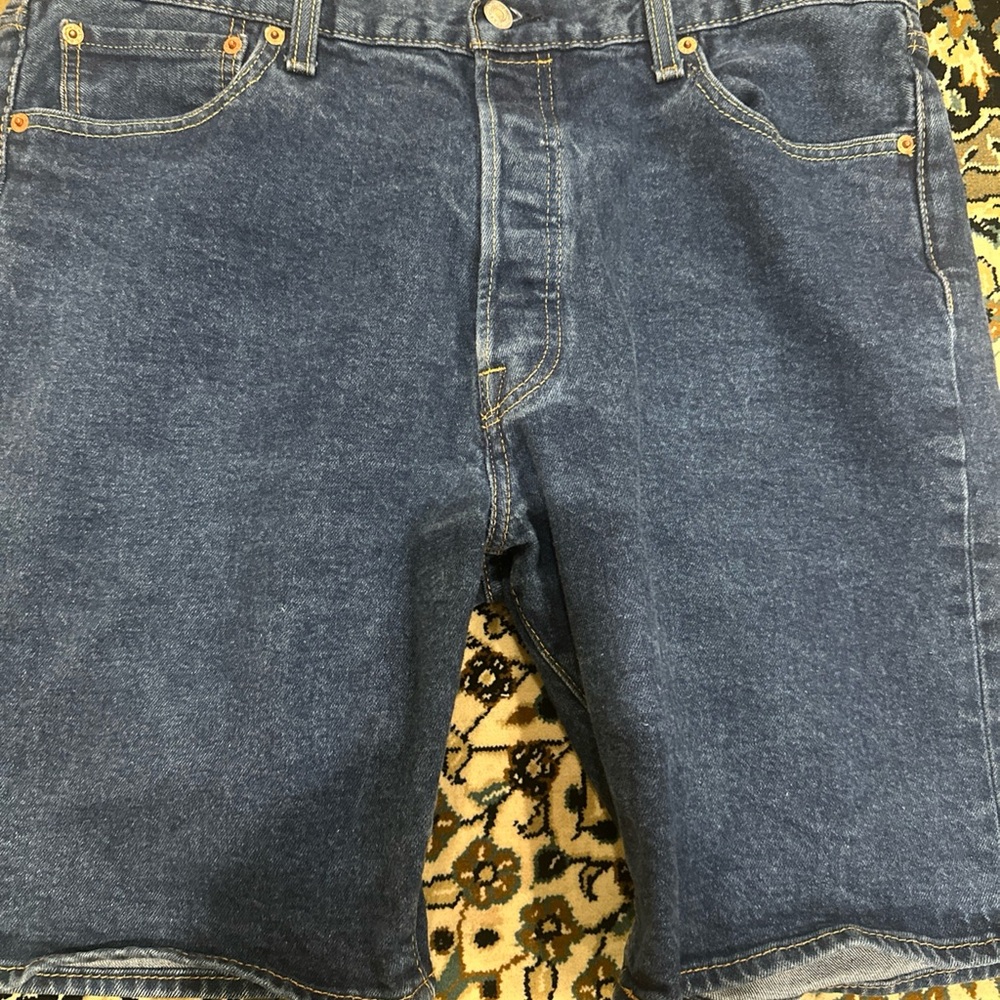 Men's Classic Blue Denim Jean Shorts Levi’s 501